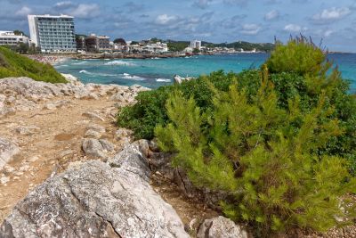Blick auf den Strand von Cala Ratjada